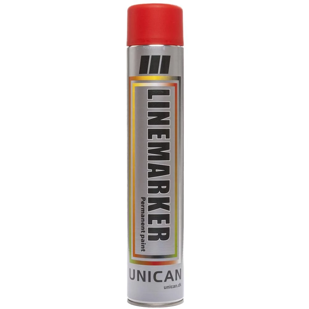 Unican linemarker spray rød 750ml Unican linemarker spray rød 750ml