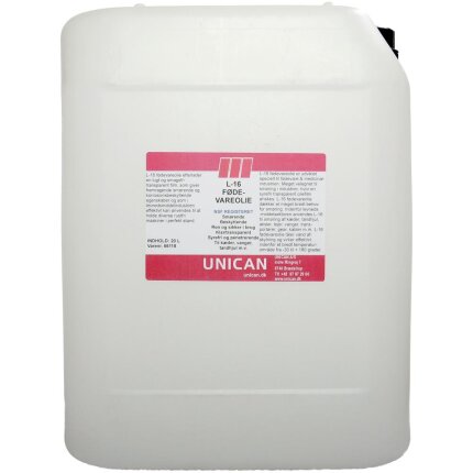 Unican L-16 fødevareolie 20ltr