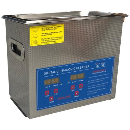 Ultralydsrenser 40kHz 120W, kar 24×13,5×10cm, 3ltr