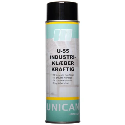 Unican U-55 industriklæber 500ml