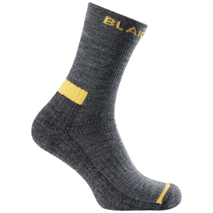 Uldsokker 2501 sortmeleret