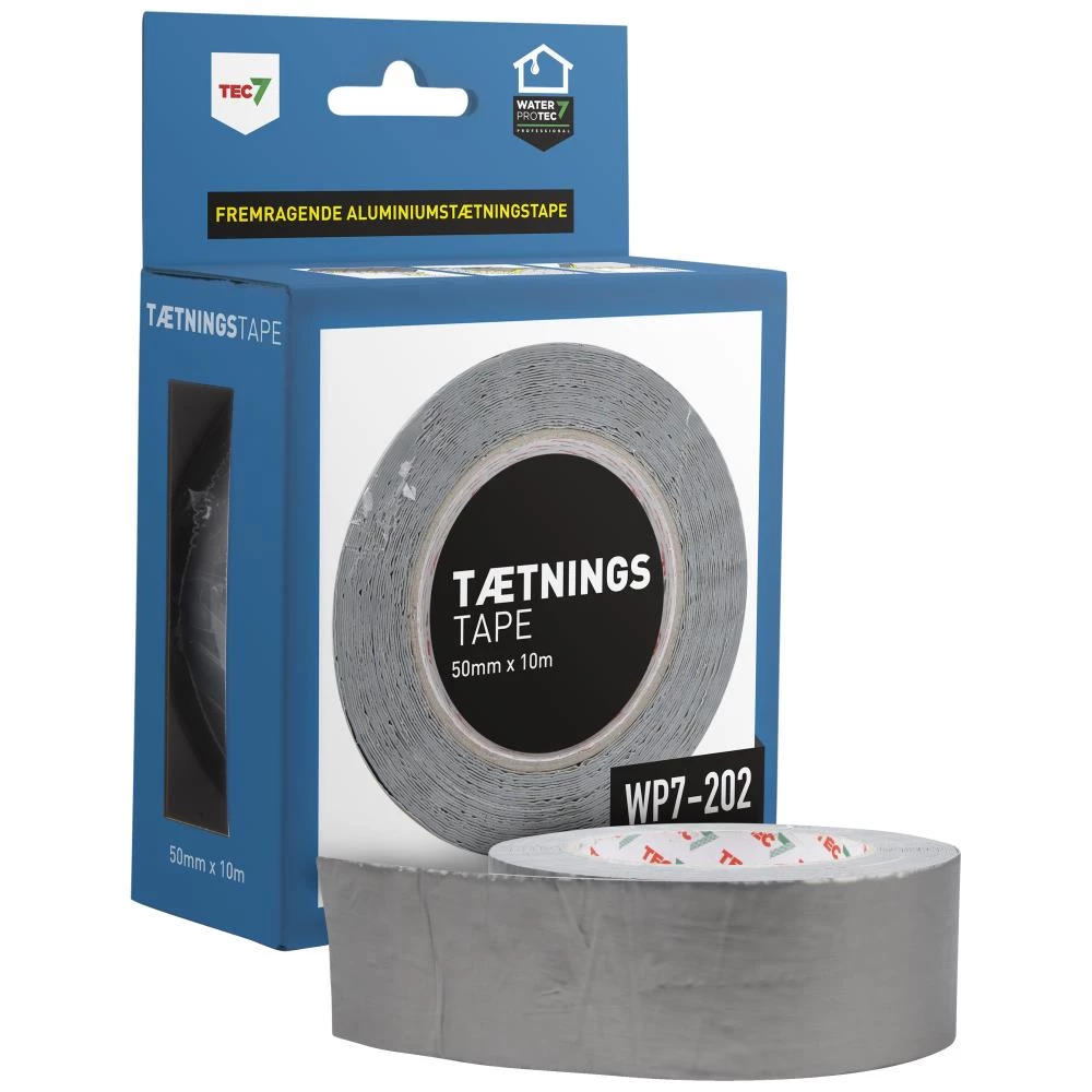 Tec7 WP7-202 tætningstape butylgummi, 50mm ×10 mtr Tec7 WP7-202 tætningstape butylgummi, 50mm ×10 mtr