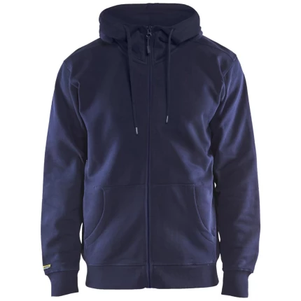 Hættetrøje 3366 full-zip sort 3XL