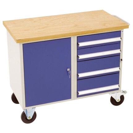 Værkstedsvogn VVM-1.1 m/4 skuffer og skab