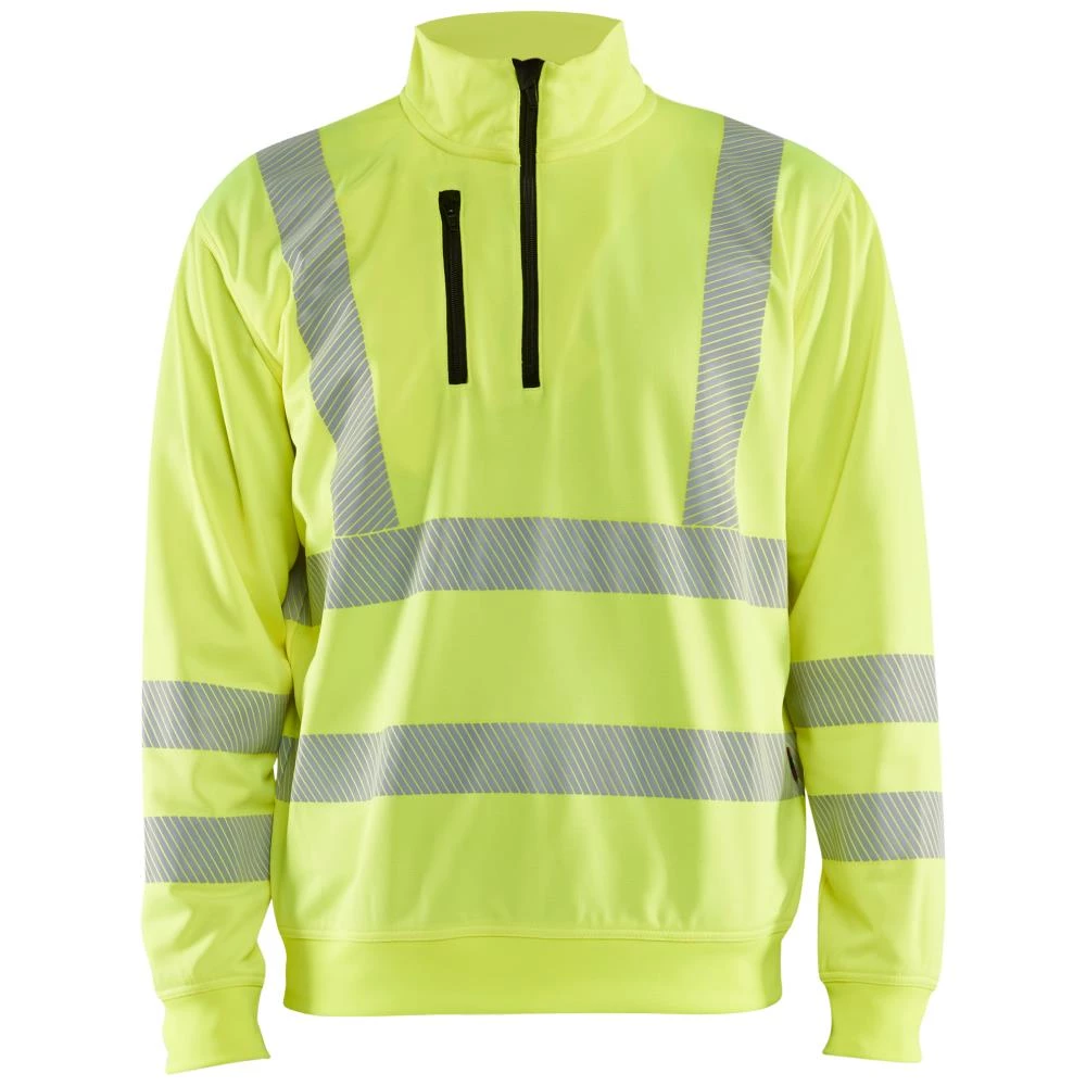 Hi-vis sweatshirt 3564 half-zip Hi-vis sweatshirt 3564 half-zip