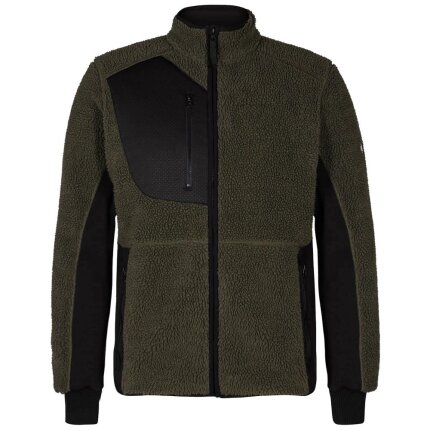 X-treme fiberjakke mokka/sort 3XL