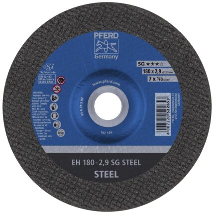Pferd skæreskive EH 180-2.9 SG stål