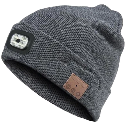 Hue m/headset og pandelampe, inkl. sikk.vest