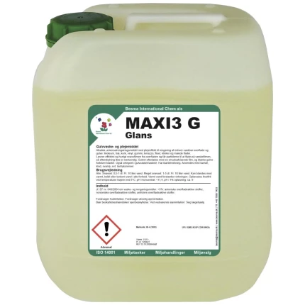 Maxi3 G gulvvaske-/plejemiddel 5 ltr