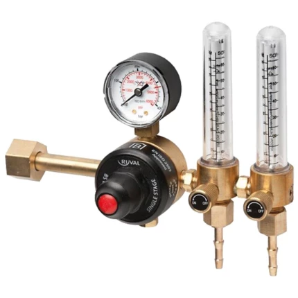 Ryval flowregulator m/2 flowmålere, argon