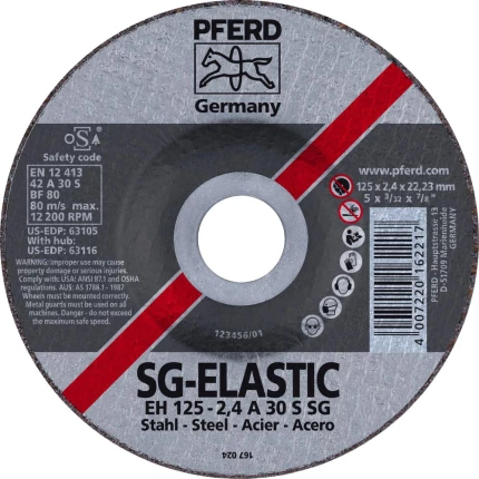 Pferd skæreskive EH 100-2,4 SG stål