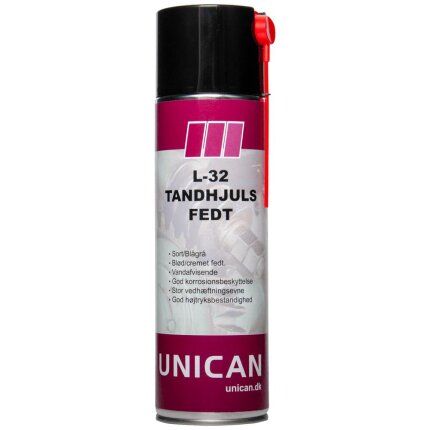 Unican L-32 tandhjulsfedt 500ml