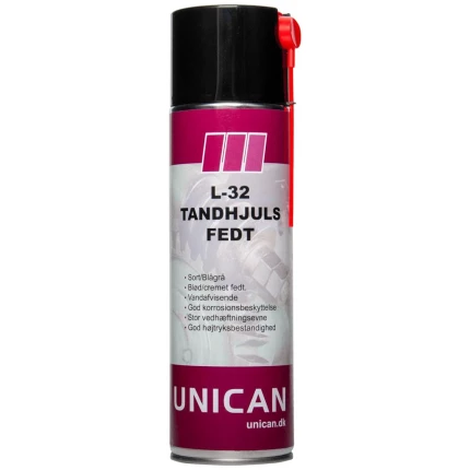 Unican L-32 tandhjulsfedt 500ml