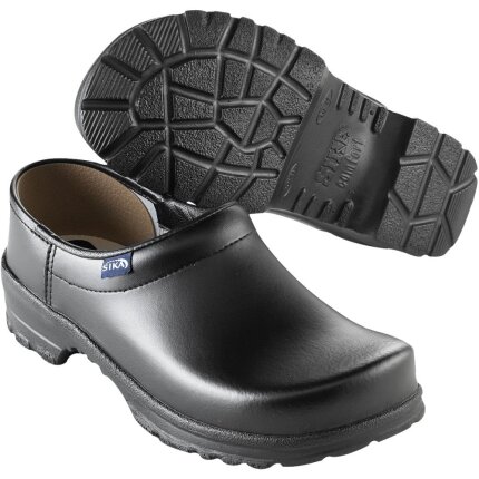 Comfort træsko m/kap sort 125-38