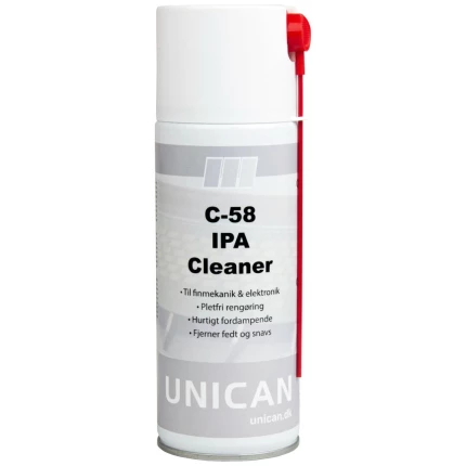 Unican C-58 IPA Cleaner affedtningsmiddel 400ml