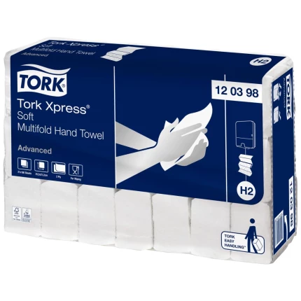 Tork håndklædeark Xpress Soft H2 Z-fold, 21×180ark