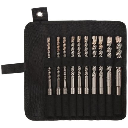 Diager hammerbor SDS+ 3-skærs 6-14 mm, sæt 10 stk