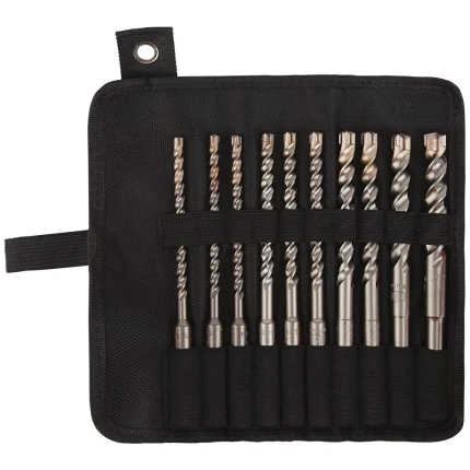 Diager hammerbor SDS+ 3-skærs 6-14 mm, sæt 10 stk