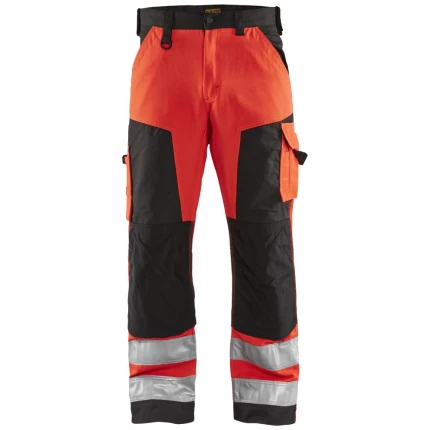 Hi-vis buks 1566 rød/sort C54