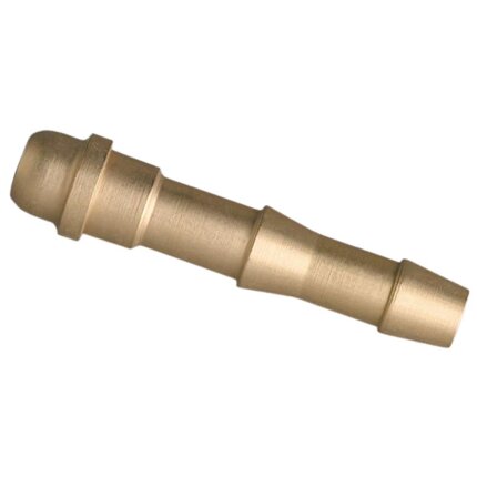 Slangestuds 6mm f/3/8″ omløber, messing