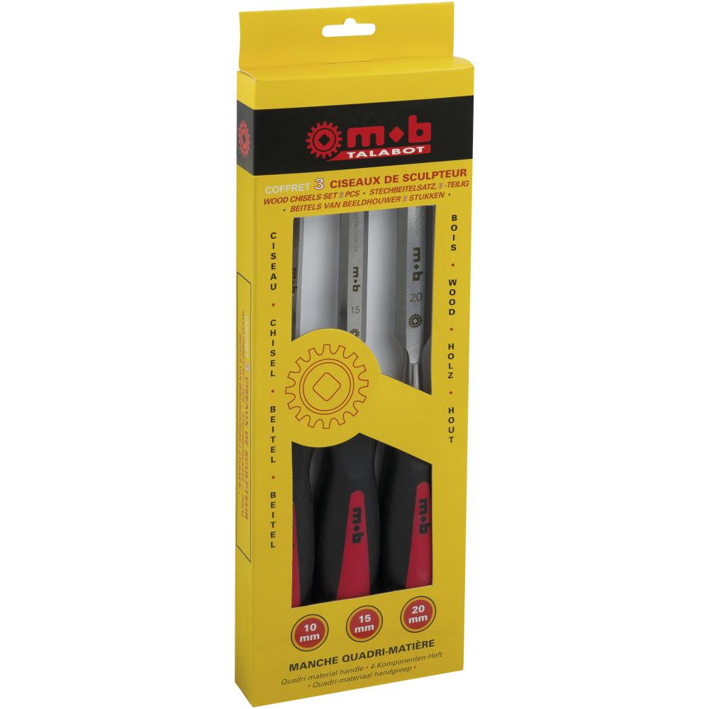 Stemmejernssæt 10+15+20 + slagkappe Stemmejernssæt 10+15+20 + slagkappe