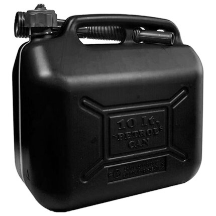Sprehn benzindunk heavy duty, sort plast 10ltr