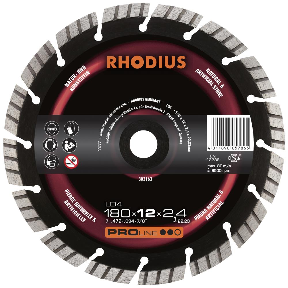 Rhodius Topline LD4 diamantskæreskive Rhodius Topline LD4 diamantskæreskive