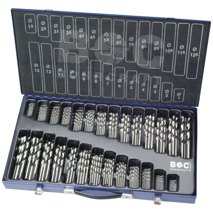 Bohrcraft spiralborsæt 1120 HSS-G MG220 220stk