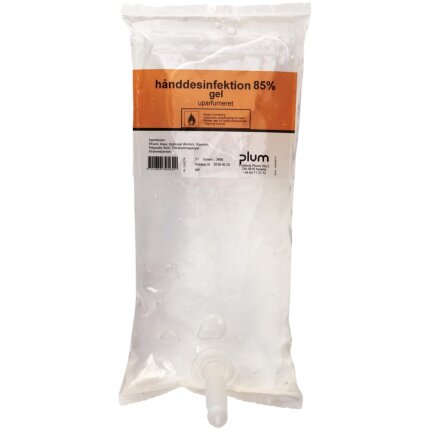 Hånddesinfektion 85% gel m/glycerol