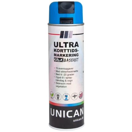 Unican Ultra markérspray blå 500ml