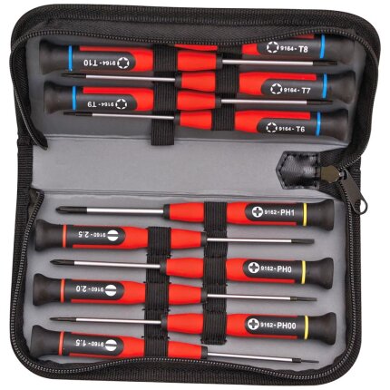 Topnøglesæt Kombi 1/4″+1/2″ 6-kt 81 dele