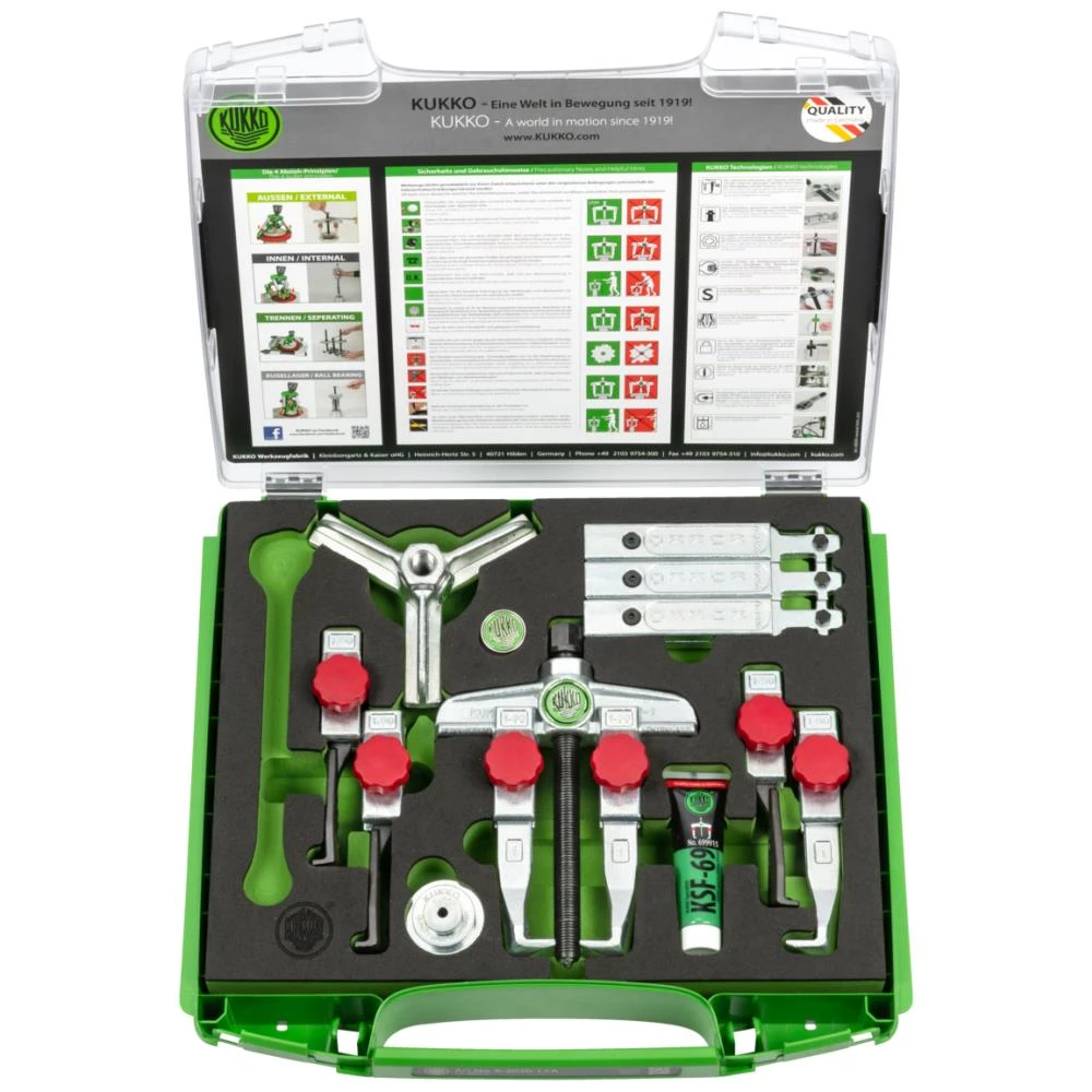 Kukko K-2030-1+A aftrækkersæt, 2/3 smalle arme Kukko K-2030-1+A aftrækkersæt, 2/3 smalle arme