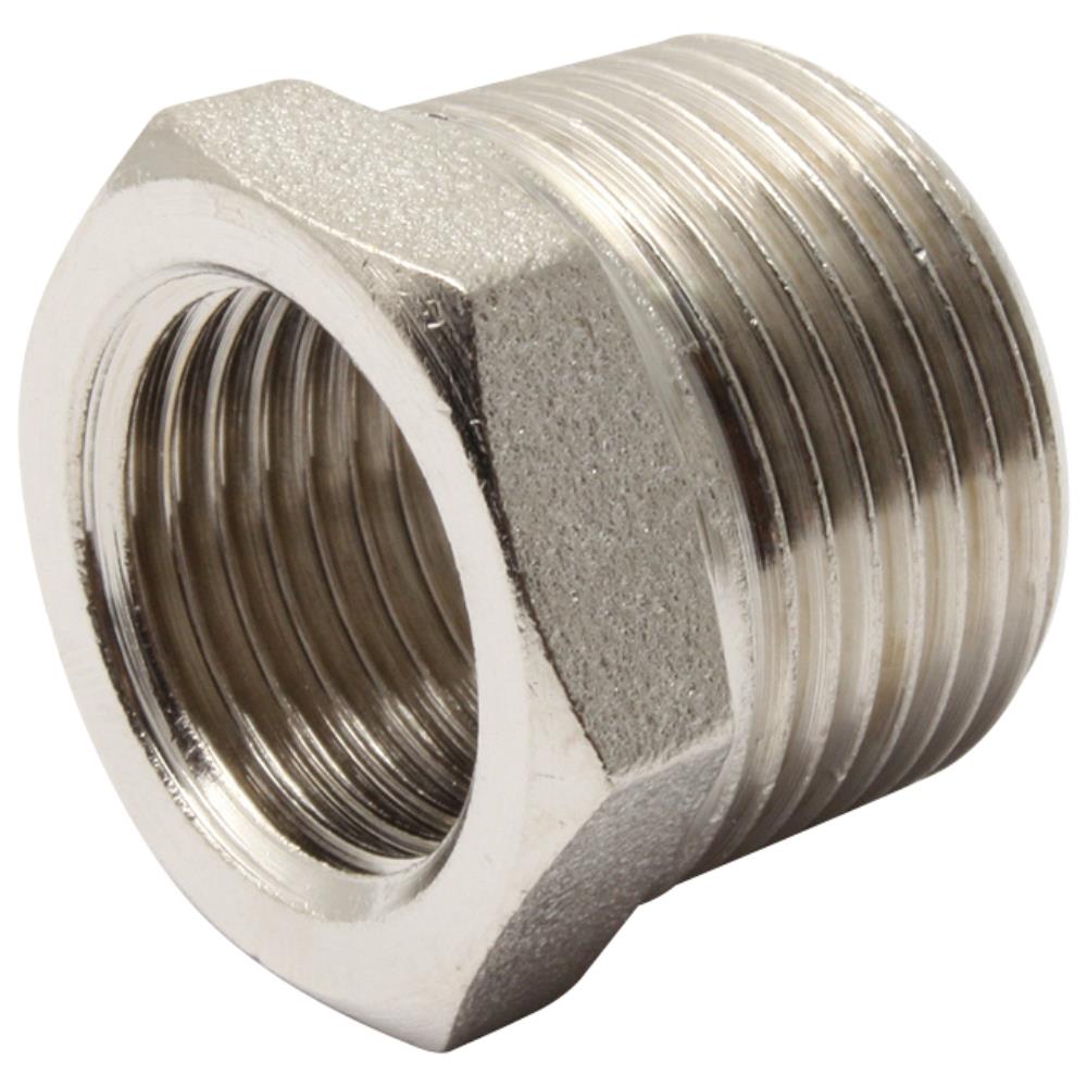 Nippelmuffe udv. × indv. gevind Nippelmuffe udv. × indv. gevind