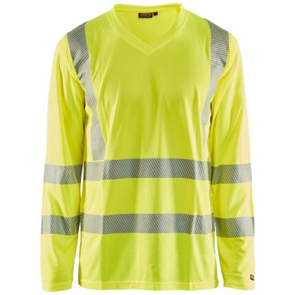 Hi-vis T-shirt 3385 lange ærmer UV-bsk.