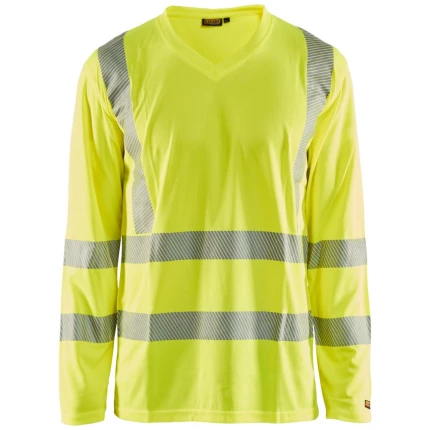 Hi-vis T-shirt 3385 lange ærmer UV-bsk.