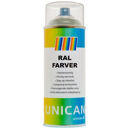 Unican RAL7030 stengrå spraymaling 400ml