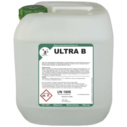 Ultra B sur rust/sod/kalkfjerner 5 ltr
