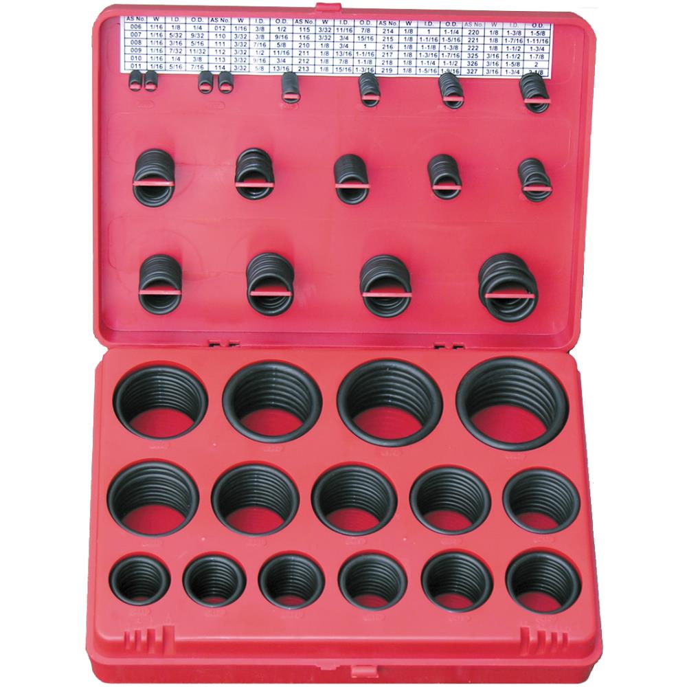 Sortiment O-ringe i tommemål Sortiment O-ringe i tommemål