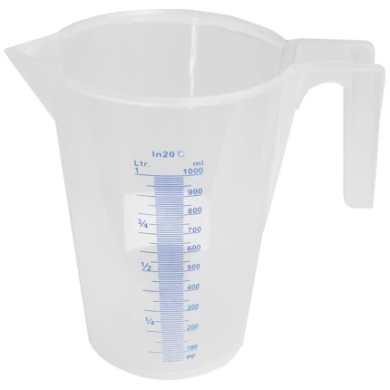 Hallbauer plastkande m/måleskala 3L