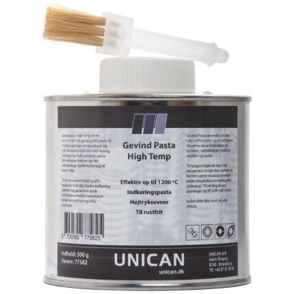 Unican gevindpasta højtemperatur 500g
