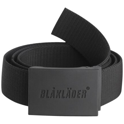 Bælte 4038 m/gummispænde stretch sort onesize