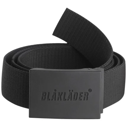 Bælte 4038 m/gummispænde stretch sort onesize
