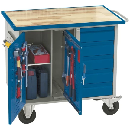 Værkstedsvogn VV-3 med udtrækstavle VT-3