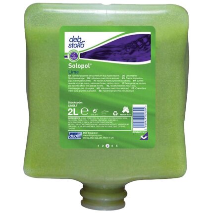 Deb håndrens Solopol Lime, 4 × 2 ltr