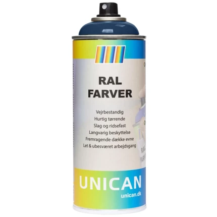 Unican RAL5003 safirblå spraymaling 400ml