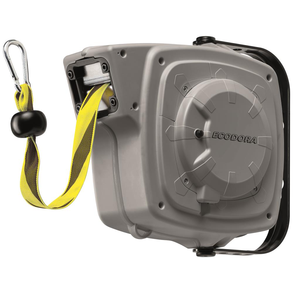 Aut. opruller afspærringsbånd 40 mm sort/gul Aut. opruller afspærringsbånd 40 mm sort/gul