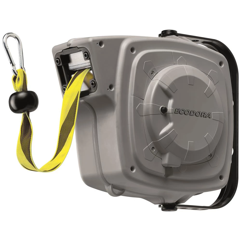 Aut. opruller afspærringsbånd 40 mm sort/gul Aut. opruller afspærringsbånd 40 mm sort/gul