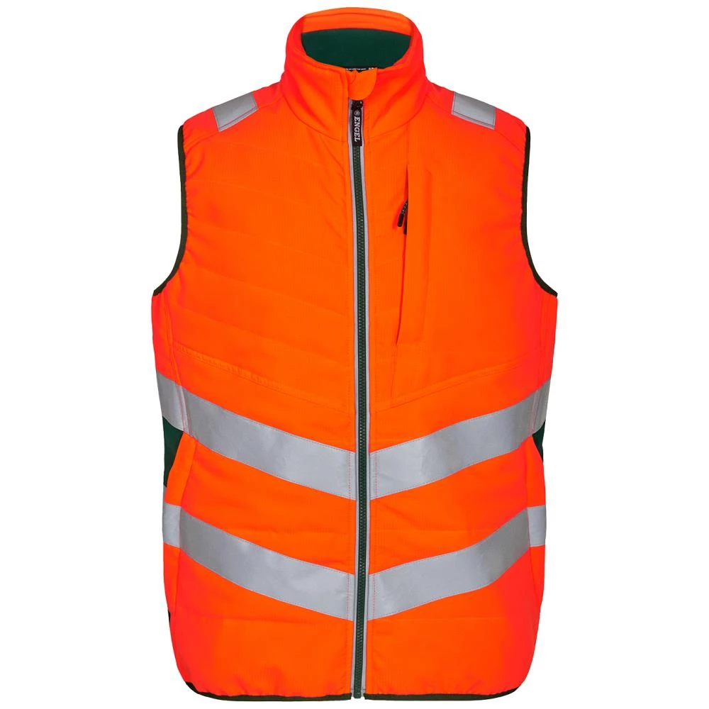 Safety indervest zip-in hi-vis rød/sort 5XL Safety indervest zip-in hi-vis rød/sort 5XL