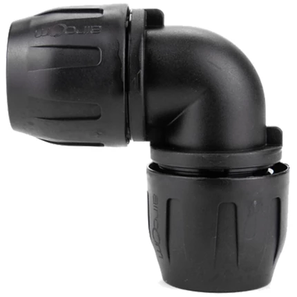 Union 90° t/16 mm rør