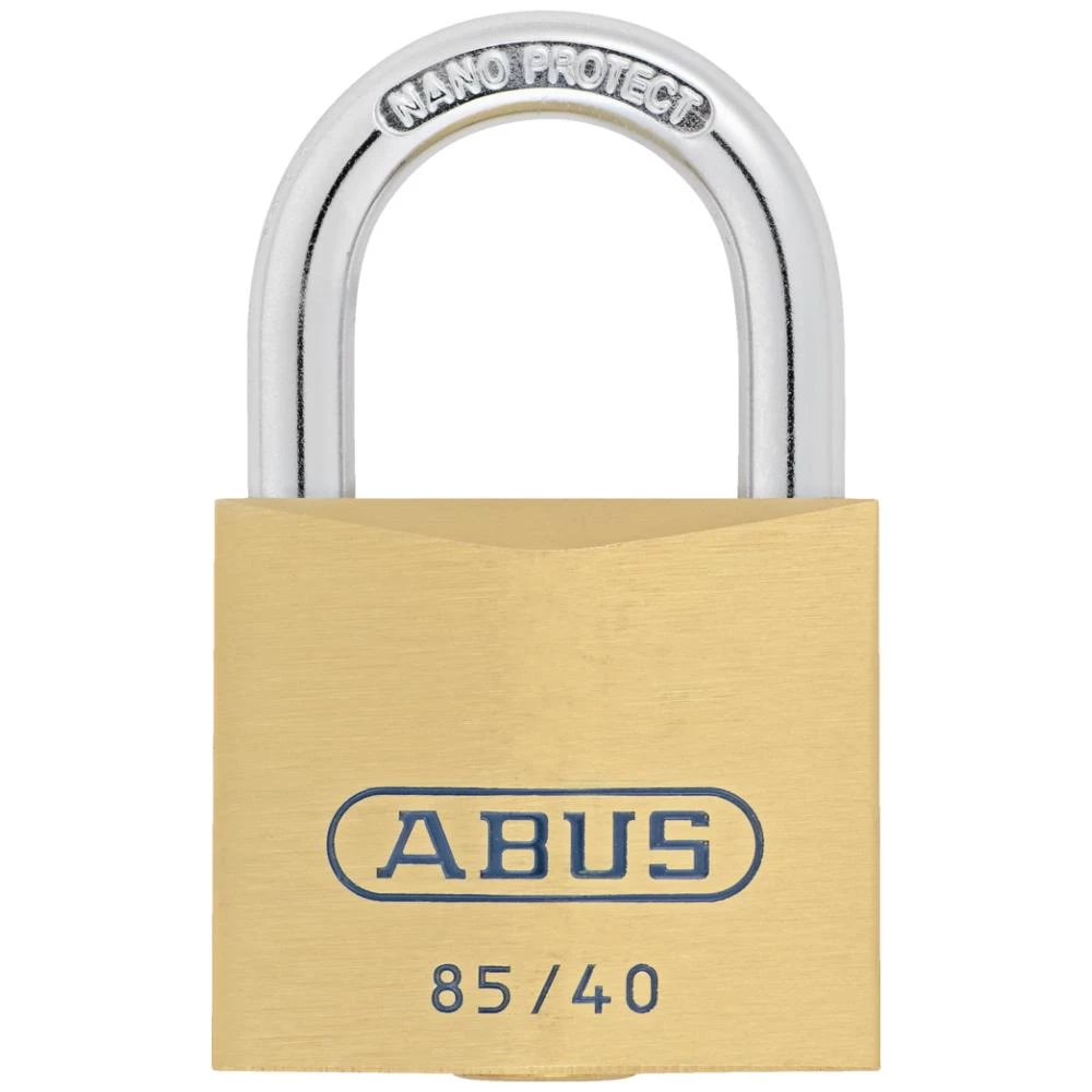 Hængelås 85/40 messing/stål, enslukkende grp. 0709 Hængelås 85/40 messing/stål, enslukkende grp. 0709